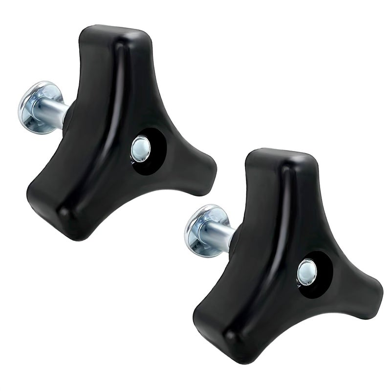 FOJOO 2 Sets Lawn Mower Handle Bolts, Triangle Handle Screw Replacement for Honda Most Mowers, Universal Lawn Mower Parts & Accessories Kit - Image 1
